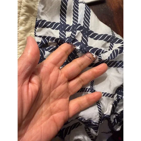 Burberry Bonnie Belt Raincoat Iridescent Cream Detachable Hood Snap Size 12 READ - Picture 11 of 16